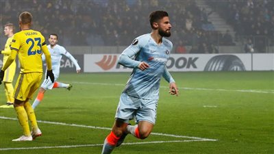 تشيلسي يعبر باتي بوريسوف بهدف جيرو في الدوري الأوروبي