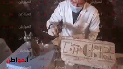فيديو.. وزير الآثار يتفقد آخر أعمال الترميم داخل مقبرة سقارة 