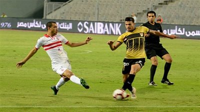 الزمالك يتفوق على الإنتاج الحربي بهدف في الشوط الأول