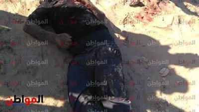شاهد أول صور لإنتحارى العريش قبل مقتله على يد رجال الأمن 