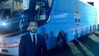 صور.. أحمد حسن يتسلم أتوبيس بيراميدز في حضور وزيري الصناعة والنقل 