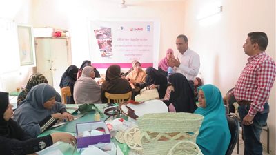 صور.. تدريب 20 فتاة في مبادرة 