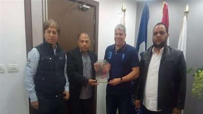 شوبير وسويلم يستقبلان رئيس بعثة أهلي بني غازي الليبي