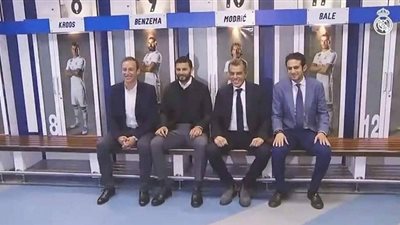فيديو وصور.. ريال مدريد يستقبل وفد الأهلي