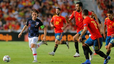 كرواتيا تواجه إسبانيا بالقوة الضاربة في دوري الأمم الأوروبية 