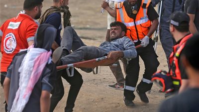 الصحة الفلسطينية: 40 مصاب في جمعة التطبيع خيانة