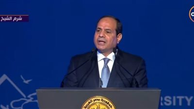 فيديو.. السيسي: نعمل على تطوير التعاون مع المجتمع المدني والقطاع الخاصة لخدمة قضايا التنوع البيولوجي