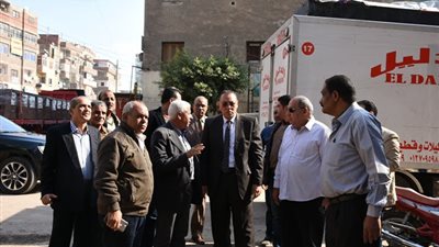 محافظ الشرقية يتفقد أعمال تطوير منطقة القناطر التسعة بالزقازيق