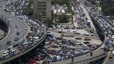 استئناف الحركة المرورية أعلى كوبري أكتوبر