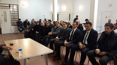 صور| الجالية المصرية في لندن تقيم عزاء الشهيد ساطع النعماني