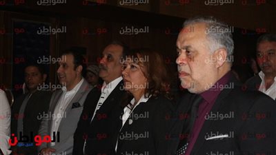 صور| أشرف زكى فى احتفالية لمسة وفاء