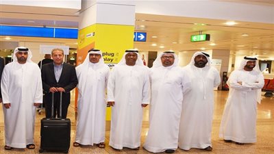 وفد من الوصل يستقبل بعثة الأهلي بالإمارات