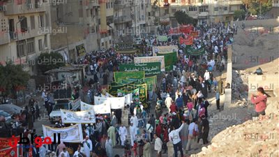 صور| انطلاق موكب الصوفية في المولد النبوي من مسجد صالح الجعفري