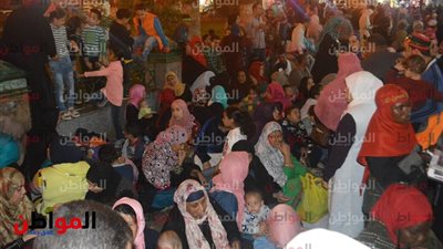 صور| احتفالات المولد النبوى تتواصل فى الحسين  