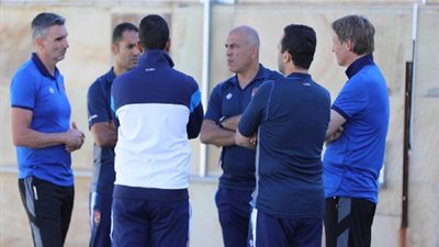 محاضرة فنية أخيرة للأهلي قبل التحرك لاستاد زعبيل