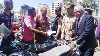 تحرير 2120 مخالفة مرورية في حملة بالبحيرة