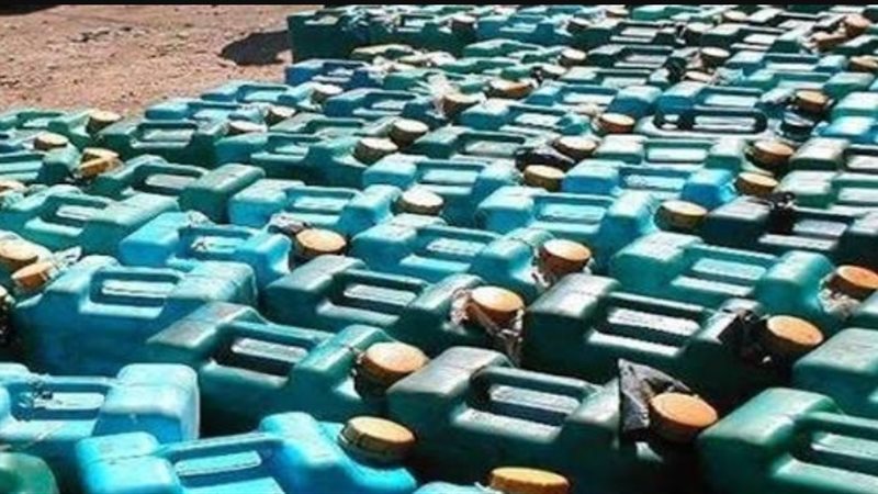ضبط 1000 لتر بنزين