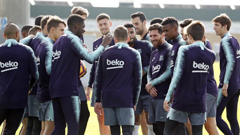 تدريبات برشلونة