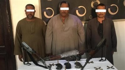 سقوط 3 عناصر خطر في القبضة الأمنية بالمنيا