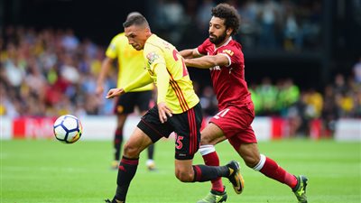محمد صلاح وشاكيري يقودان ليفربول أمام واتفورد