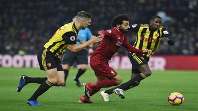 فيديو.. محمد صلاح يسجل في واتفورد ويحتفل بإشارة جديدة