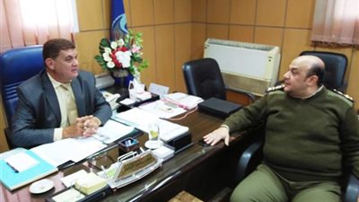 وكيل زراعة البحيرة يستقبل مدير شرطة المسطحات لمناقشة كيفية ضبط محلات المبيدات