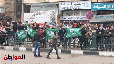 فيديو .. مظاهرات حب في وسط القاهرة ترحيبا بزيارة محمد بن سلمان
