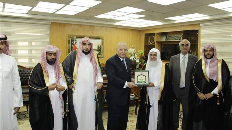 الوفد  السعودي اثناء