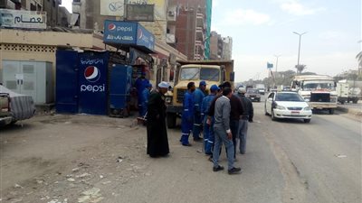 صور.. البدء في رصف طرق محطات العائلة المقدسة بدير درنكة والدير المحرق