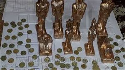 أحباط بيع 346 قطعة أثرية بقصد الإتجار في المنيا