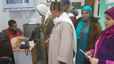 أهالى كفرالشيخ يتوافدون ليلا على نقاط مبادرة 100 مليون صحة.. ومستقبل وطن يساند