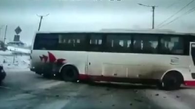يا أبو قلب قاسي.. حافلة تدهس طالبة مرتين 
