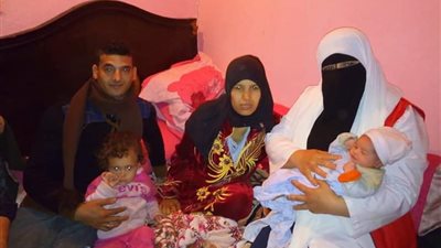 صور.. أول حالة ولادة أثناء الكشف الطبي بحملة 100 مليون صحة ببني سويف