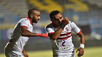 الزمالك يصطاد المصري البورسعيدي بهدفين في الشوط الأول