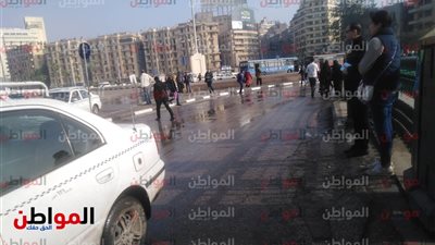 صور| بعد سقوط الأمطار.. ازدحام مروري يضرب  التحرير 
