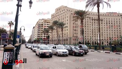صور.. تعرف على الحالة المرورية بالقاهرة تزامنًا مع موجة الأمطار