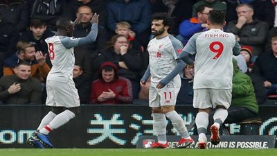 محمد صلاح يسجل الهدف الأول لليفربول أمام بورنموث
