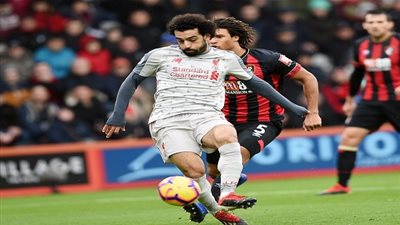 صلاح يحرز ثنائية لليفربول أمام بورنموث
