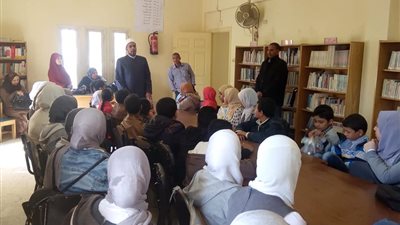مكتبة الطفل والشباب في سنورس الفيوم تناقش وسطية الإسلام في مواجهة التطرف الفكري