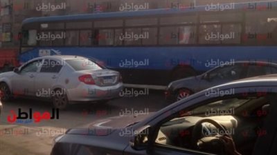 صور| الحالة المرورية.. ازدحام مروري أعلى كوبري فيصل