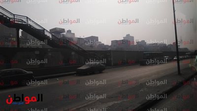 صور.. الشبورة المائية تغطي سماء شبرا