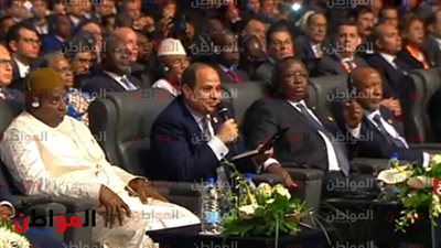 السيسي لضيوف منتدى إفريقيا 2018: في مصر كانوا بيستغربوا مني للسبب دا