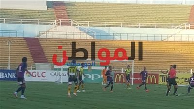 صور.. المقاولون يحرق بتروجت بثلاثية