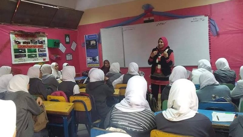 الطلاب اثناء المحاضرة