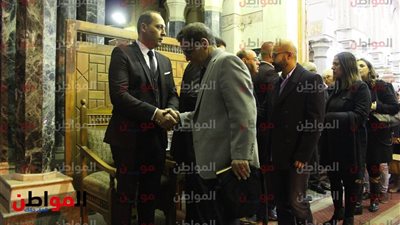 صور| بدء عزاء محمود القلعاوي ونجوم الفن خارج المشهد حتى الآن