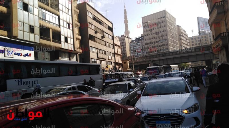 كثافة مرورية فى شبرا