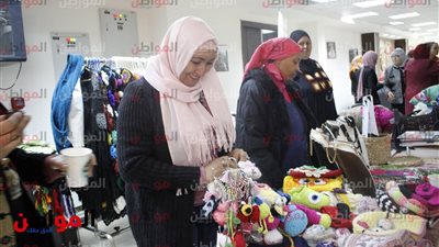 معرض للمشغولات اليدوية في احتفالية منتدى المنظمات غير الحكومية 