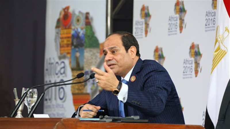 رسائل نارية من السيسي