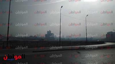 صور..  شبورة وانخفاض فى الرؤية صباح اليوم 