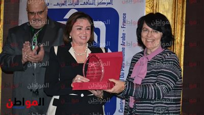 صور.. تنصب إلهام شاهين سفيرة للتراث العربي 